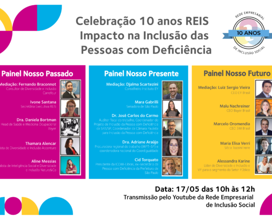 Imagem do post Evento de Celebração de 10 anos da REIS – Passo, Presente e Futuro